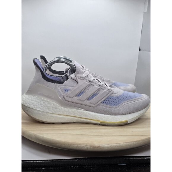 Adidas UltraBoost 21 Womens Size 9.5 Pink Purple Athletic Running Shoes Sneakers - Picture 3 of 11